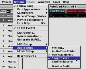 Drum loops - Most audio editors and sequencers, like this example from Cubase, have an option to force cuts to be made at zero crossing points.