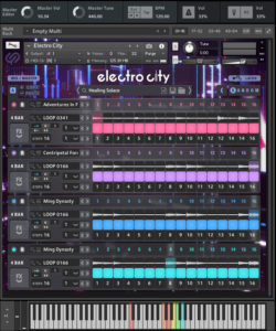 Electro City main screen