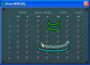 Waveterminal - DirectWire can transfer audio internally between different applications.